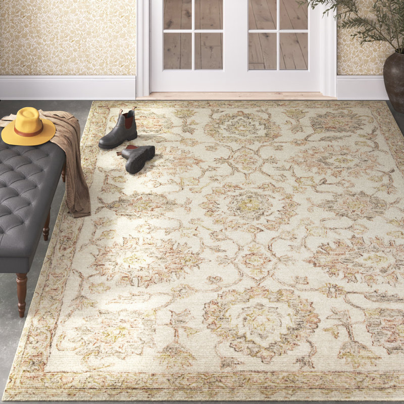 Birch Lane™ Aden Hand Hooked Wool Oriental Rug & Reviews | Wayfair